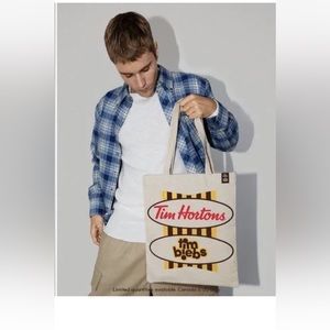 Tim Hortons X Justin Bieber Tote Bag Brand New with Tags